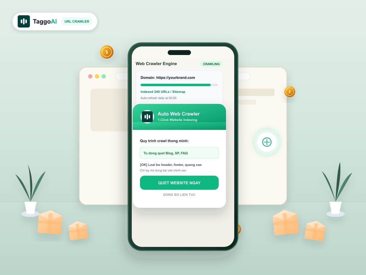 Hướng Dẫn Tự Động Index Toàn Bộ Website Vào AI Knowledge Base Bằng URL Crawler