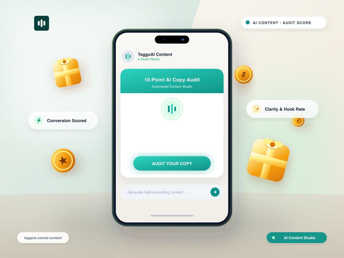 The 10-Point AI Content Audit Checklist: How to Score Your Marketing Copy