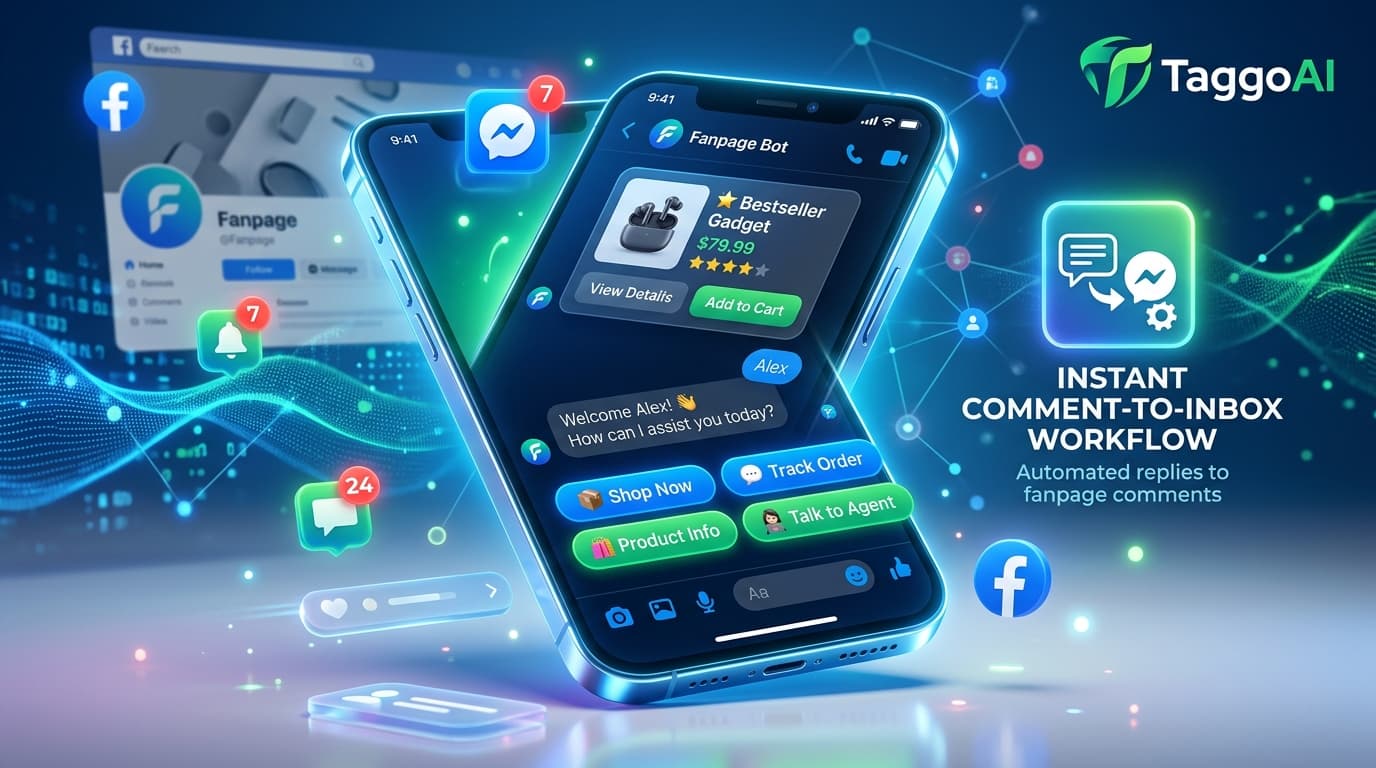 Cách tạo Chatbot AI tích hợp trên Facebook Messenger: Tự động trả lời tin nhắn và bình luận 24/7