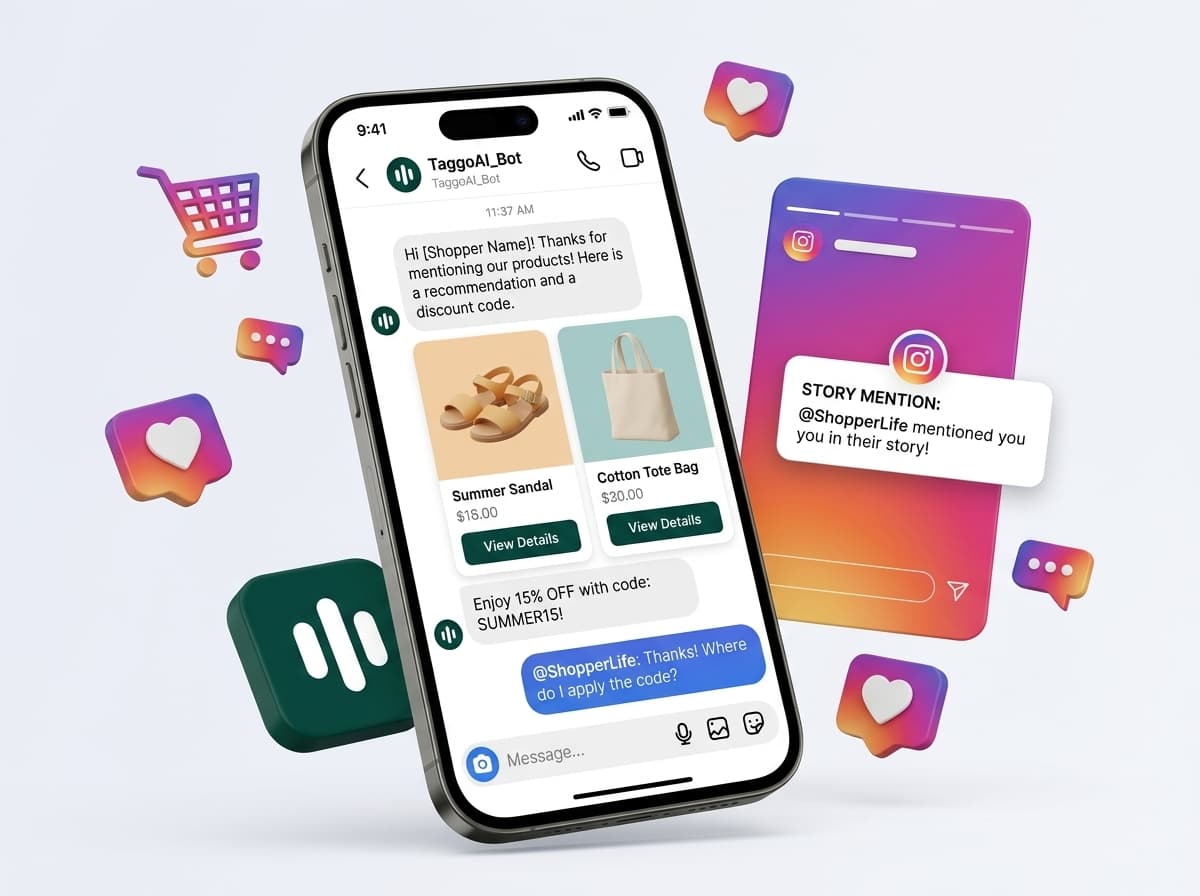 Cách tạo Chatbot AI tích hợp trên Instagram: Tự động trả lời Direct Message và Story Mentions