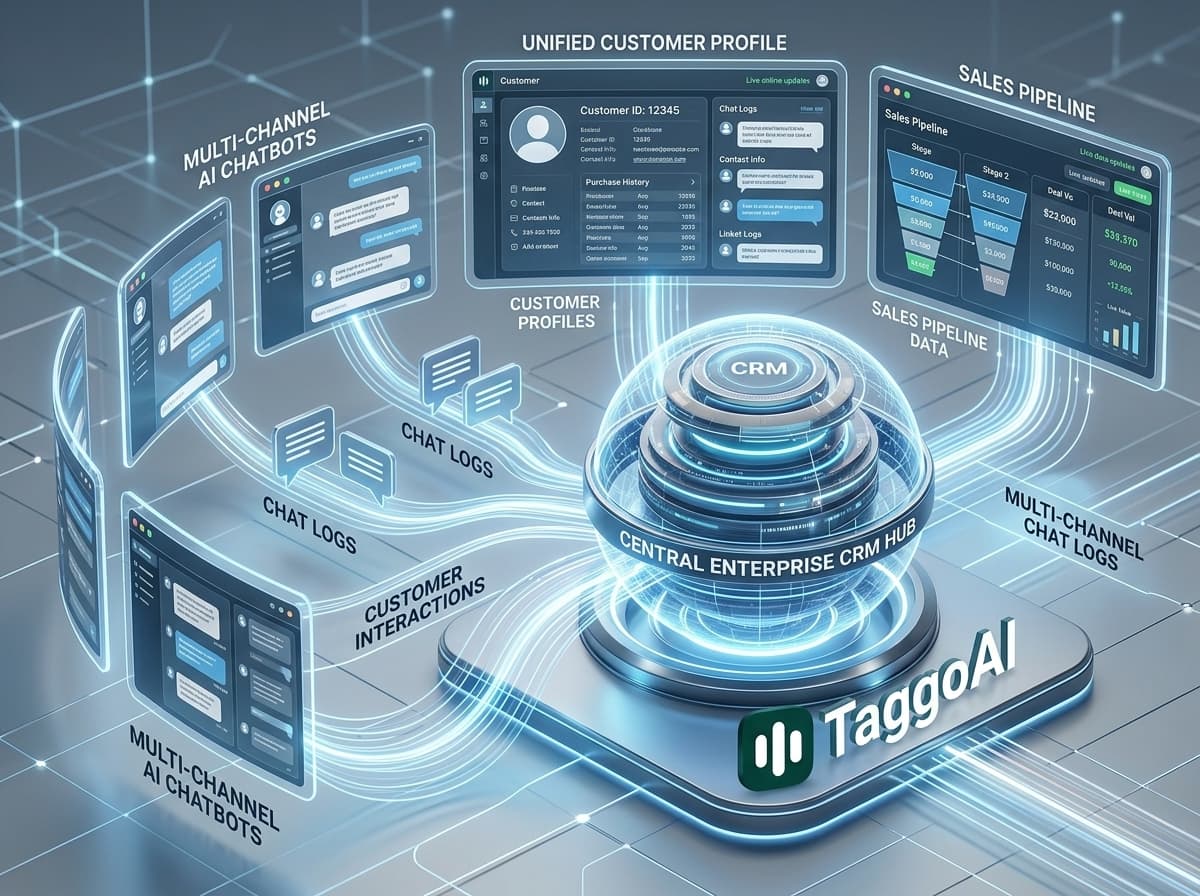 Cách kết nối TaggoAI với CRM sẵn có của doanh nghiệp: Đồng bộ dữ liệu khách hàng 360 độ