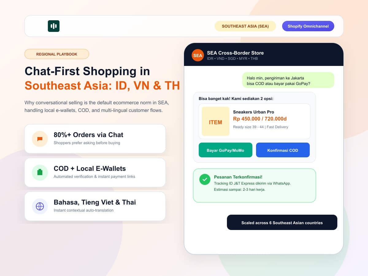 WhatsApp Commerce in Southeast Asia: Indonesia, Vietnam, and the Rise of Chat-First Shopping