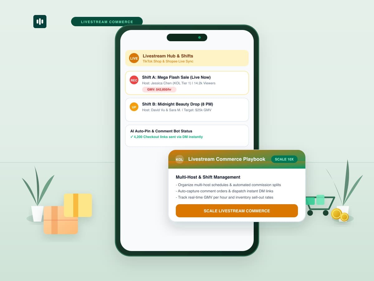 Livestream Commerce Management: A Complete Guide to KOL & Shift Scheduling