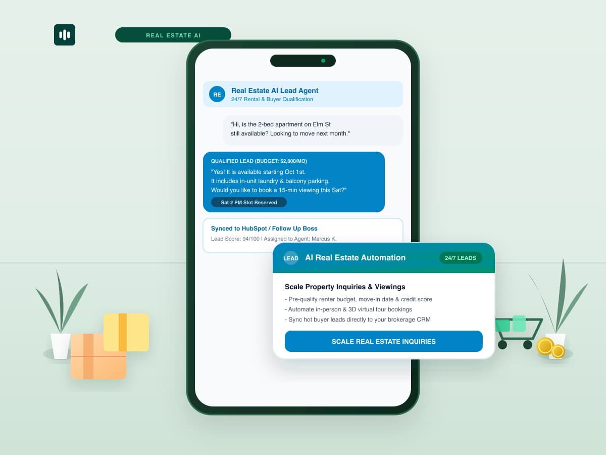 AI Automation for Real Estate: Managing Leads and Rentals at Scale