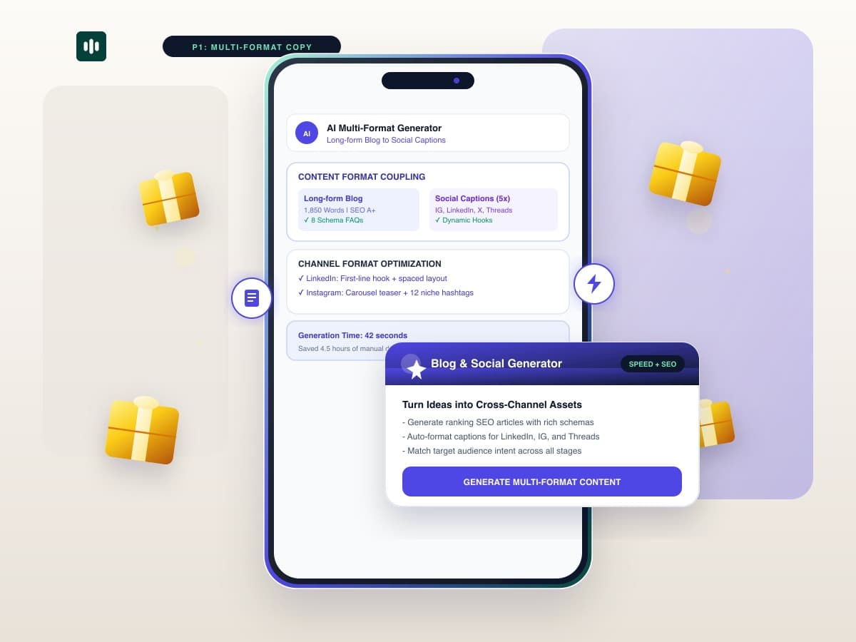 How to Generate Blog Posts and Social Captions with AI: Complete Workflow