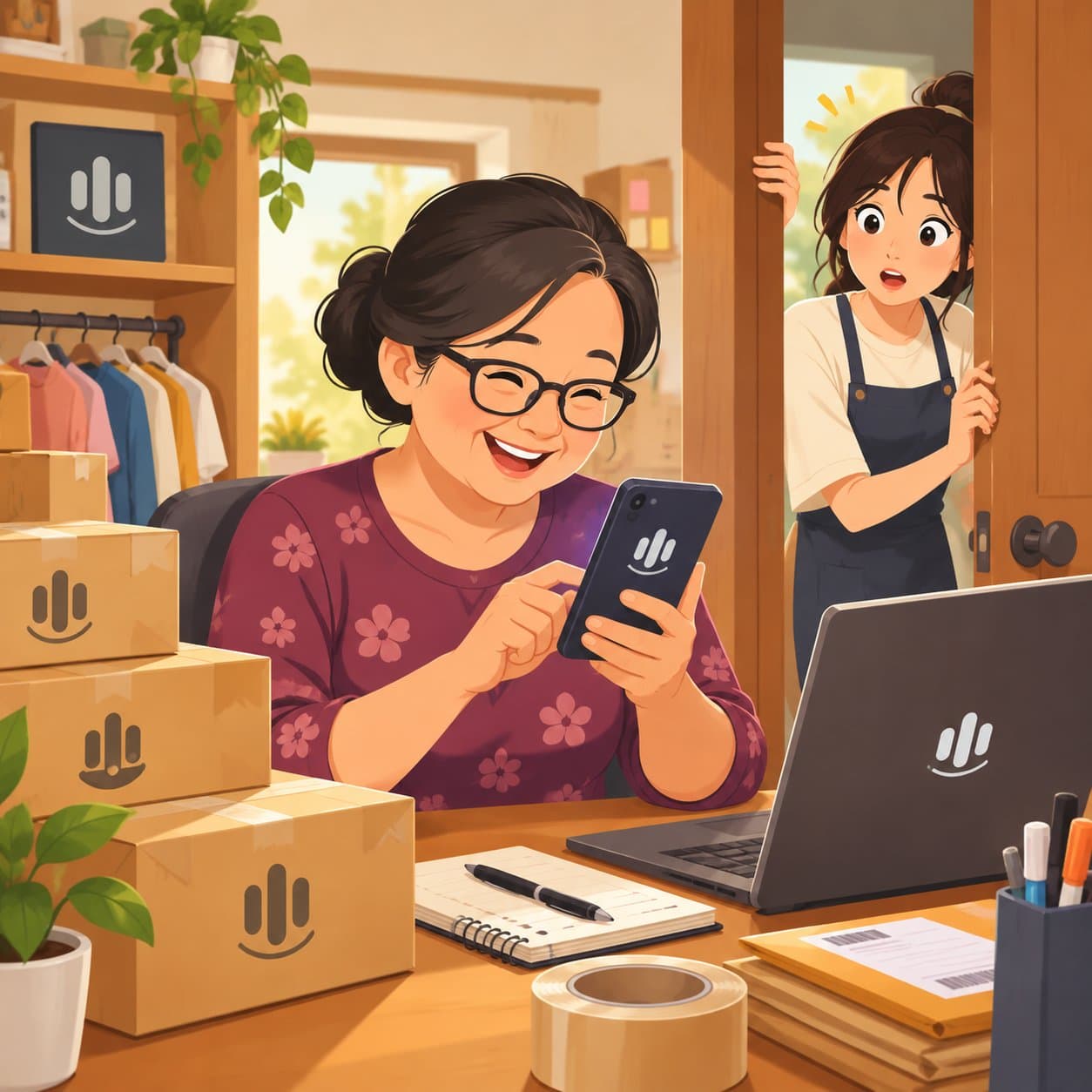 Nhờ mẹ trực inbox giùm: chuyện dở khóc dở cười