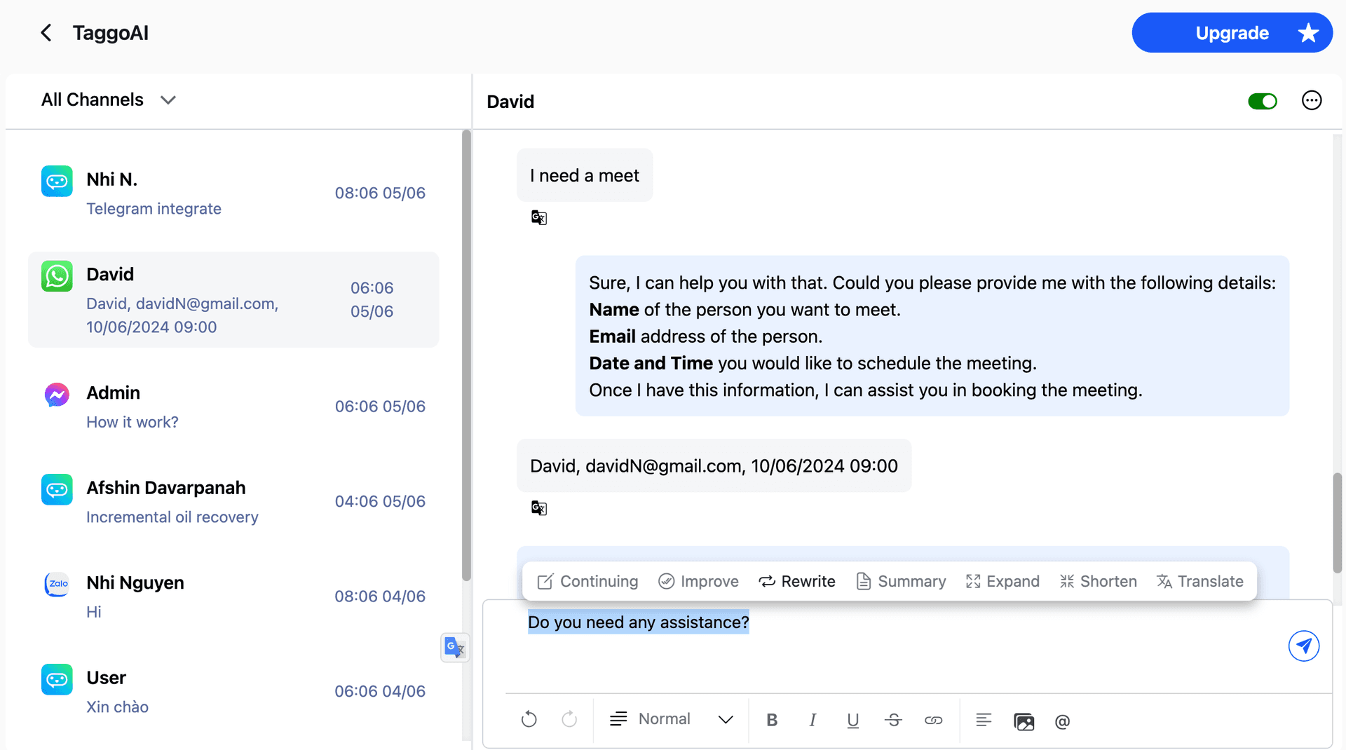  Chatbot Cho Doanh Nghiệp: Giải Pháp Hiệu Quả Với TaggoAI Cho Lĩnh Vực Bán Hàng
