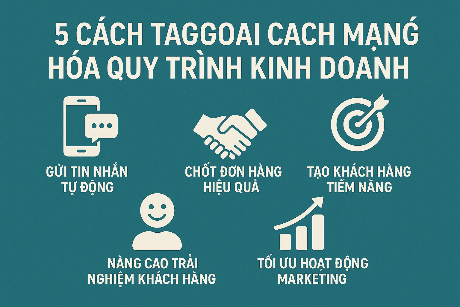 5 Cách TaggoAI Cách Mạng Hóa Quy Trình Kinh Doanh