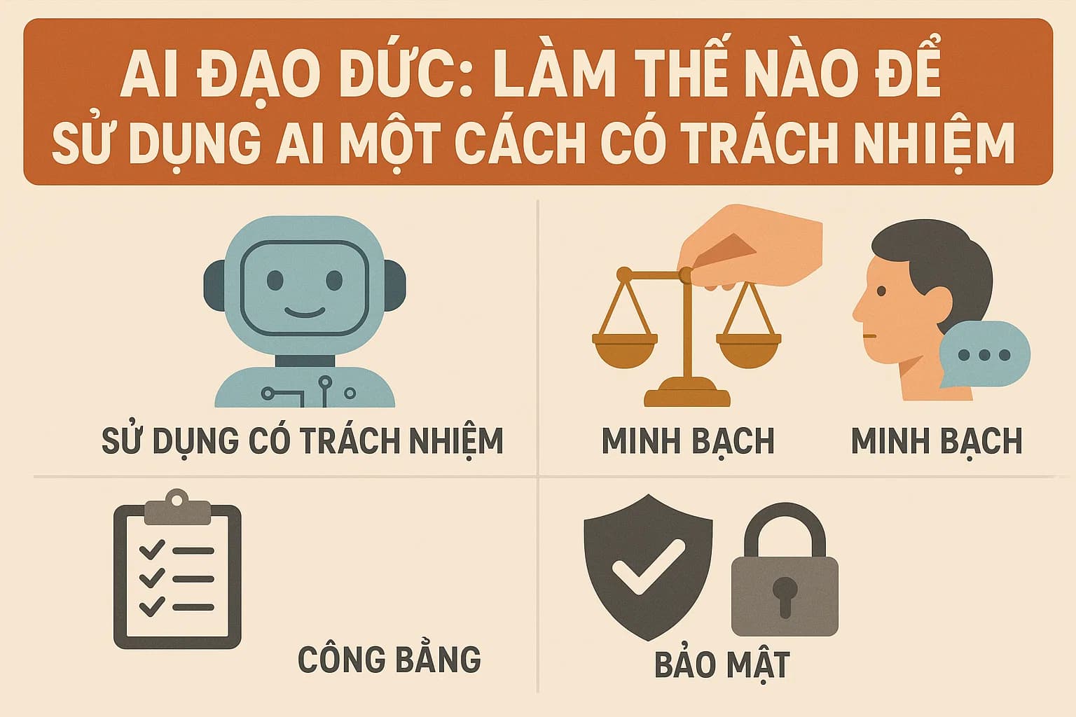 AI đạo đức: Làm thế nào để sử dụng AI một cách có trách nhiệm