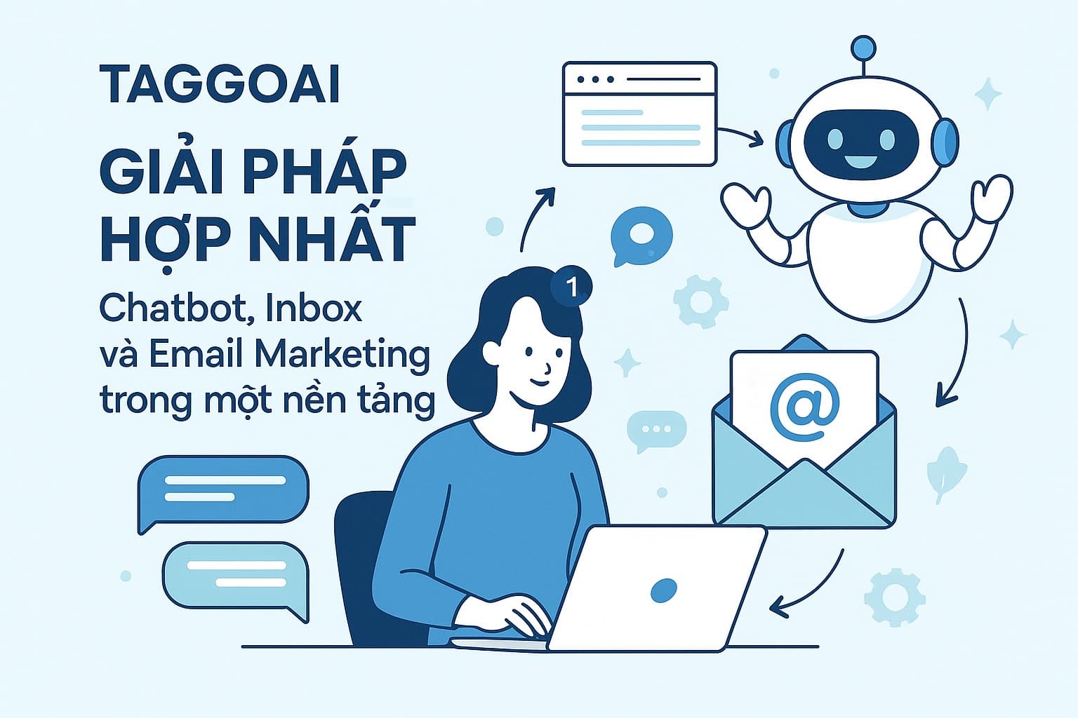 TaggoAI – Giải pháp hợp nhất Chatbot, Inbox và Email Marketing trong một nền tảng