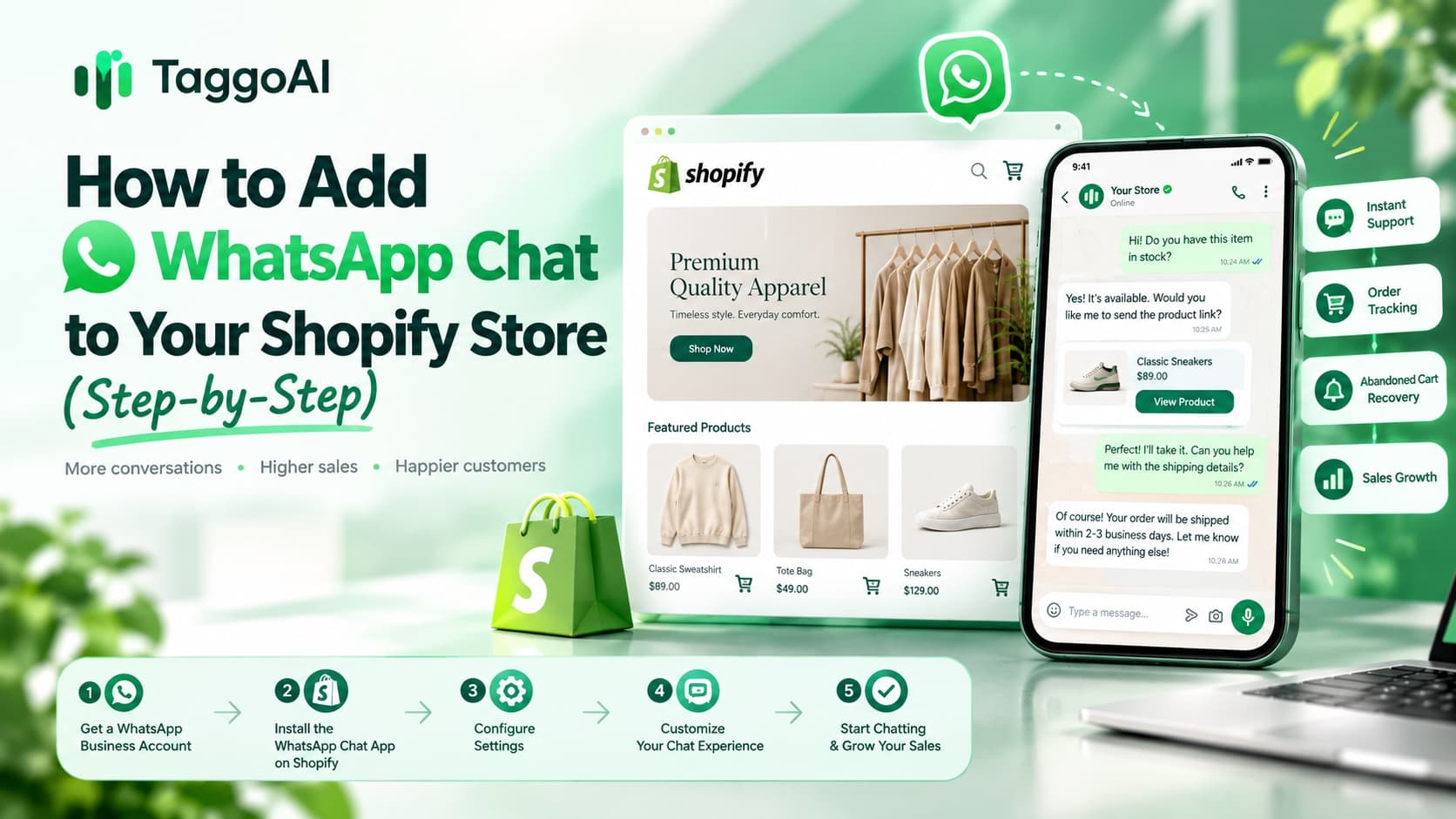 How to Add WhatsApp Chat to Your Shopify Store (Step-by-Step)