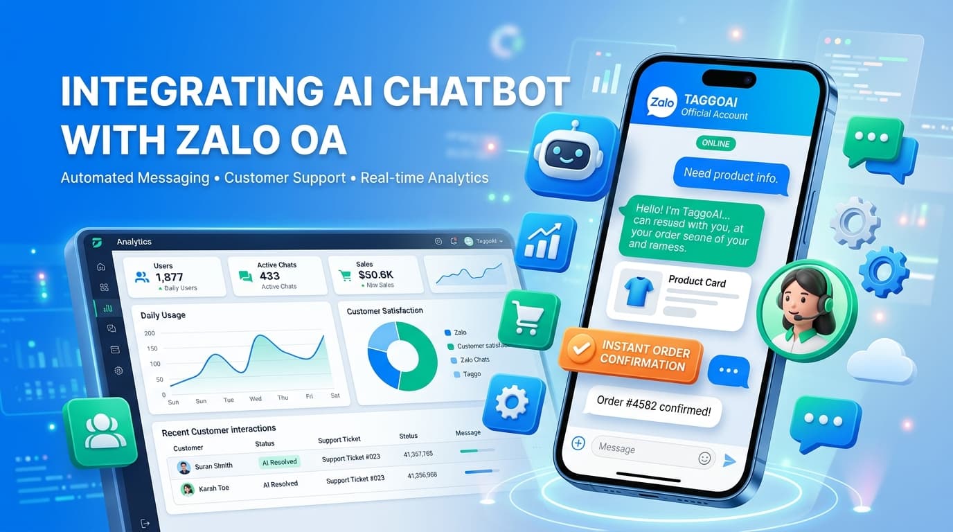Cách tạo Chatbot AI tích hợp trên Zalo OA: Hướng dẫn từ A-Z cho Doanh nghiệp