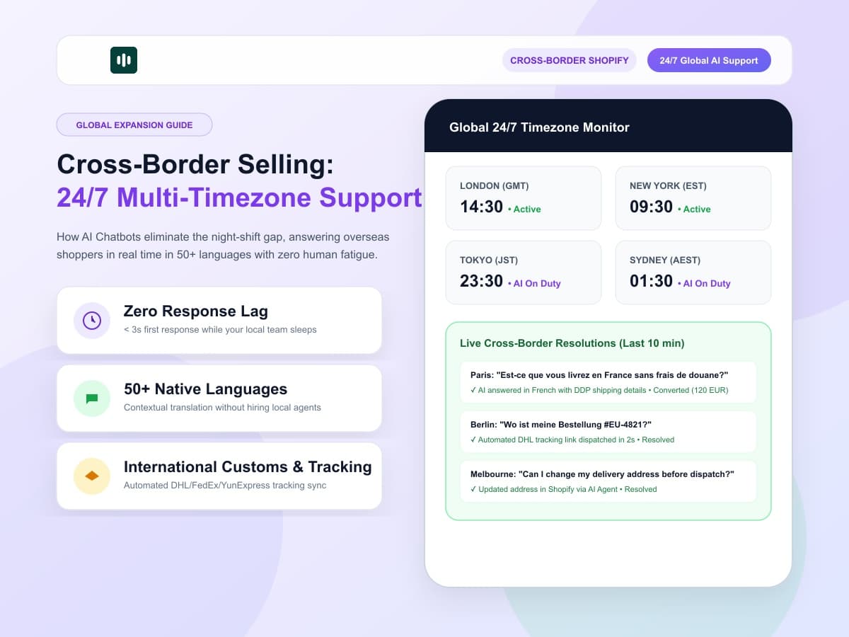 Cross-Border Shopify Selling: Using WhatsApp to Support Customers in Multiple Time Zones