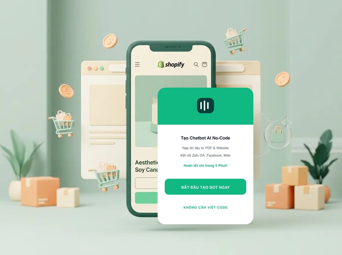 Cách xây dựng Chatbot AI không cần code: Hướng dẫn tự tạo AI Agent trong 5 phút cho người mới