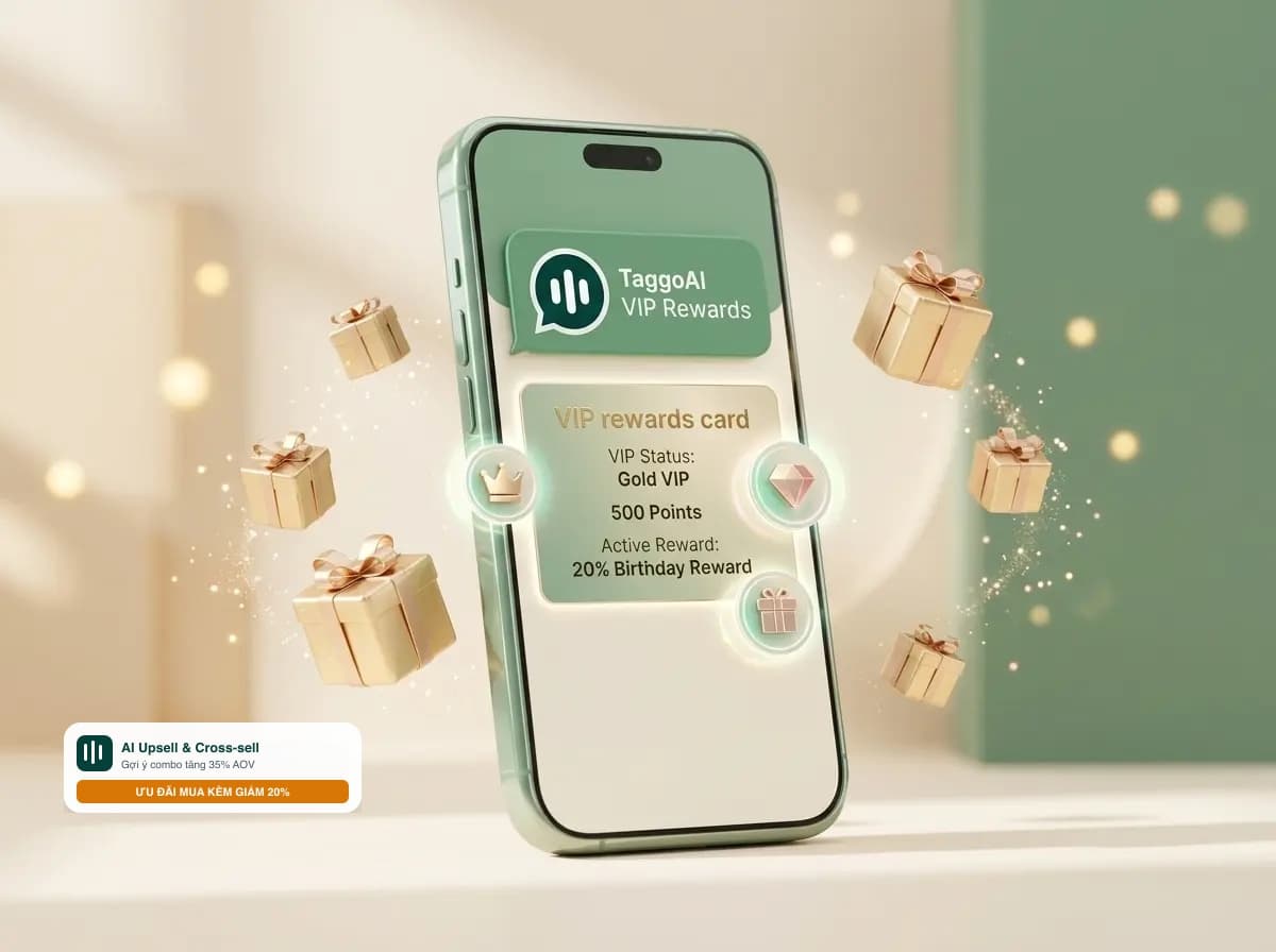 Cách dùng AI để Upsell và Cross-sell trong hội thoại: Tăng 35% giá trị đơn hàng trung bình (AOV)