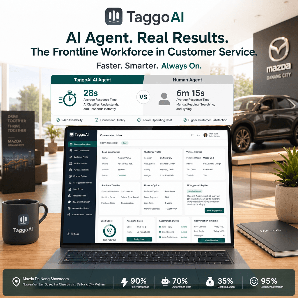 AI Agent phân loại và xử lý yêu cầu dịch vụ nhanh hơn con người như thế nào?