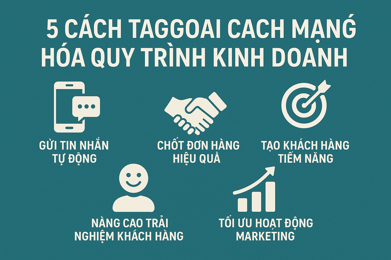 5 Cách TaggoAI Cách Mạng Hóa Quy Trình Kinh Doanh