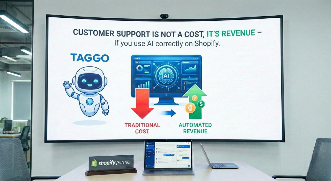 "Customer Support is not a cost, it’s revenue – If you use AI correctly on Shopify."