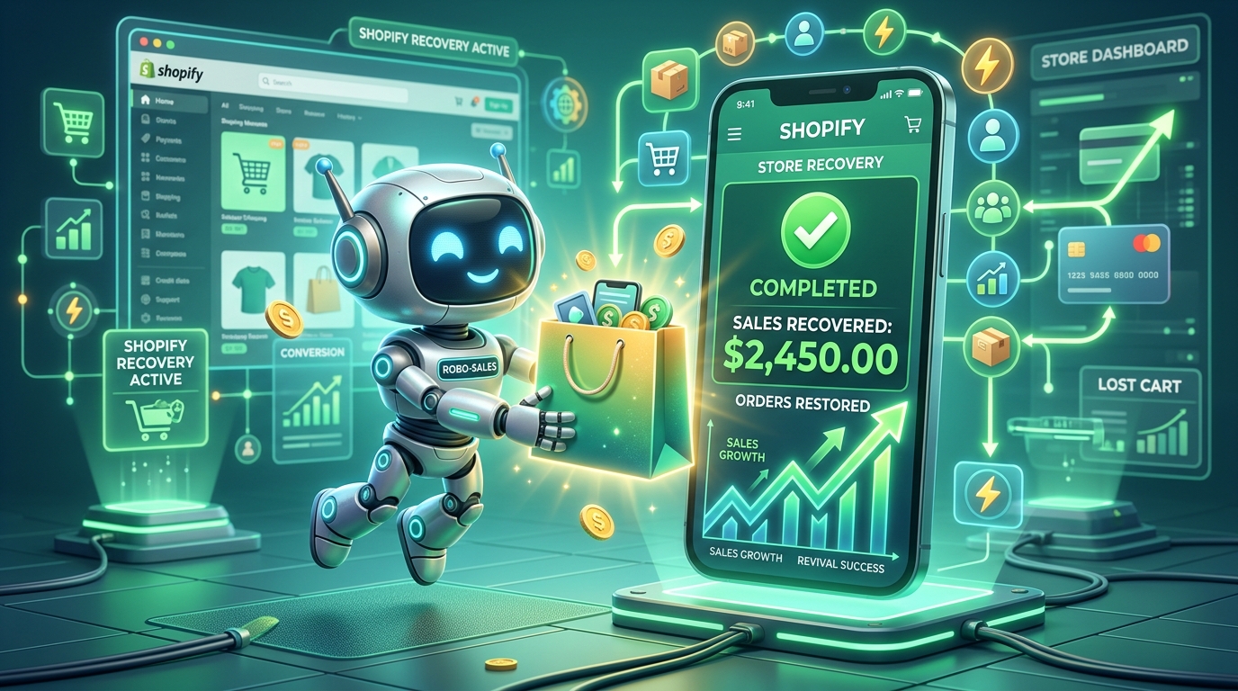 How AI Chatbots Recover Lost Sales Automatically on Shopify