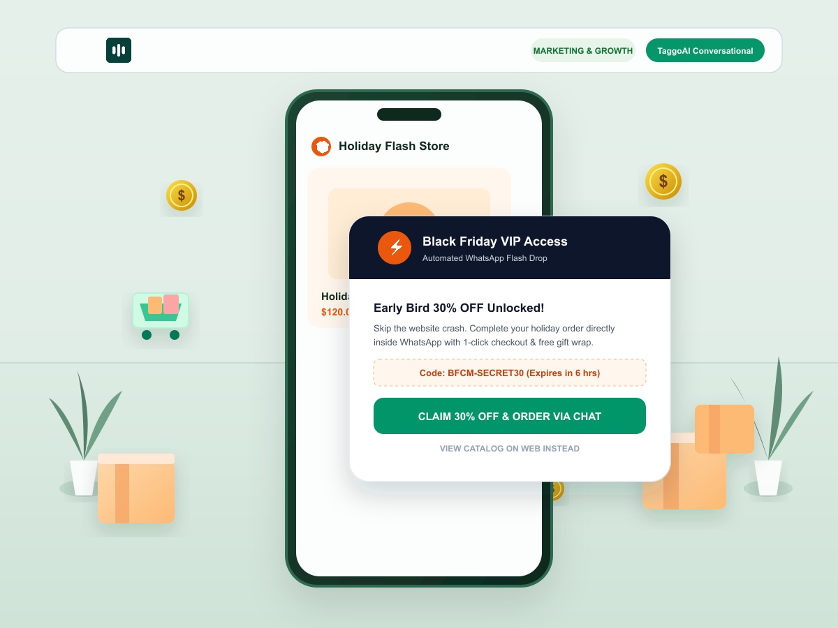 Holiday Sales Playbook: Automating Black Friday & Christmas Campaigns on WhatsApp