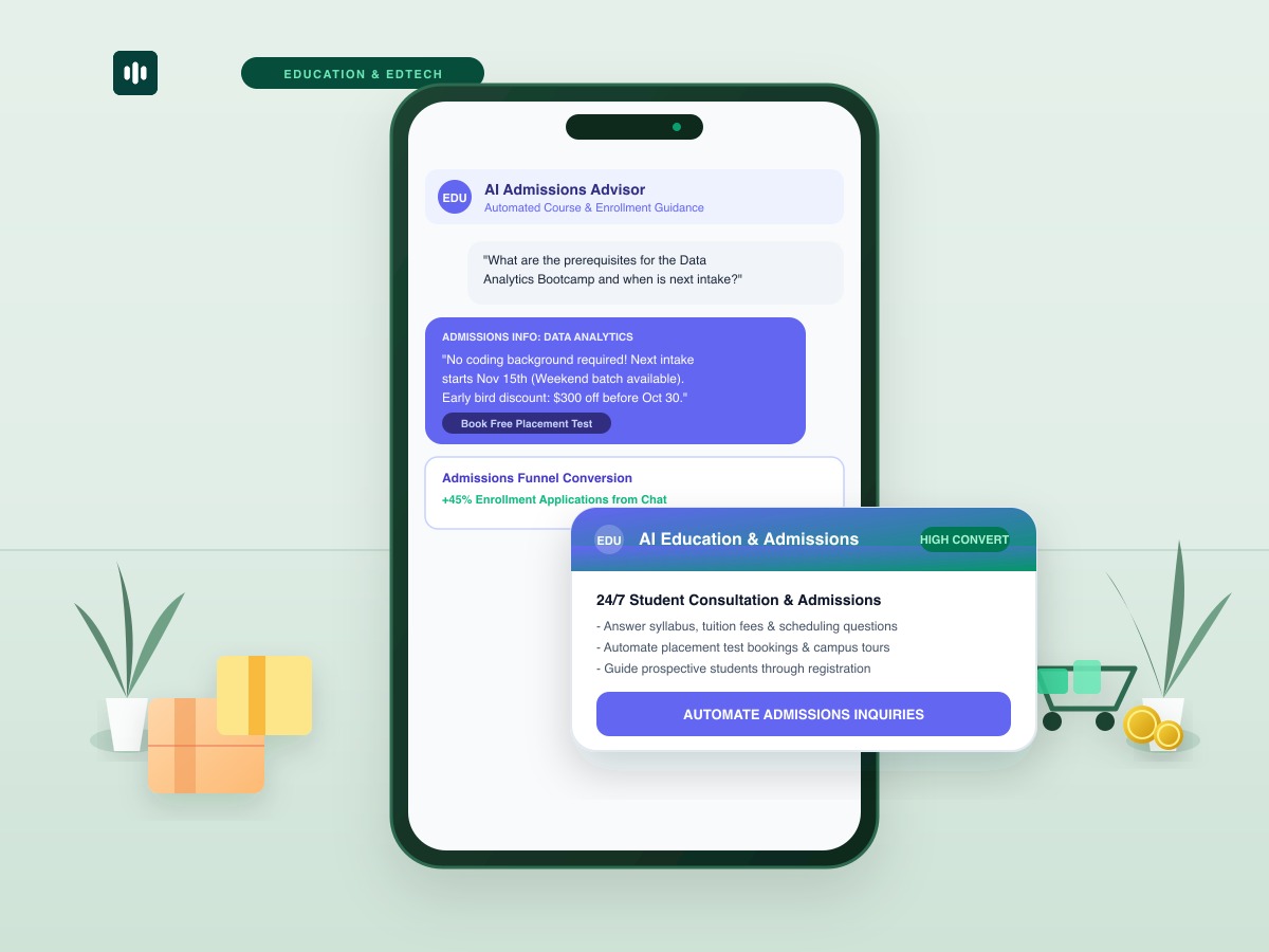 How Education Businesses Use AI Chatbots to Handle Enrollment Inquiries