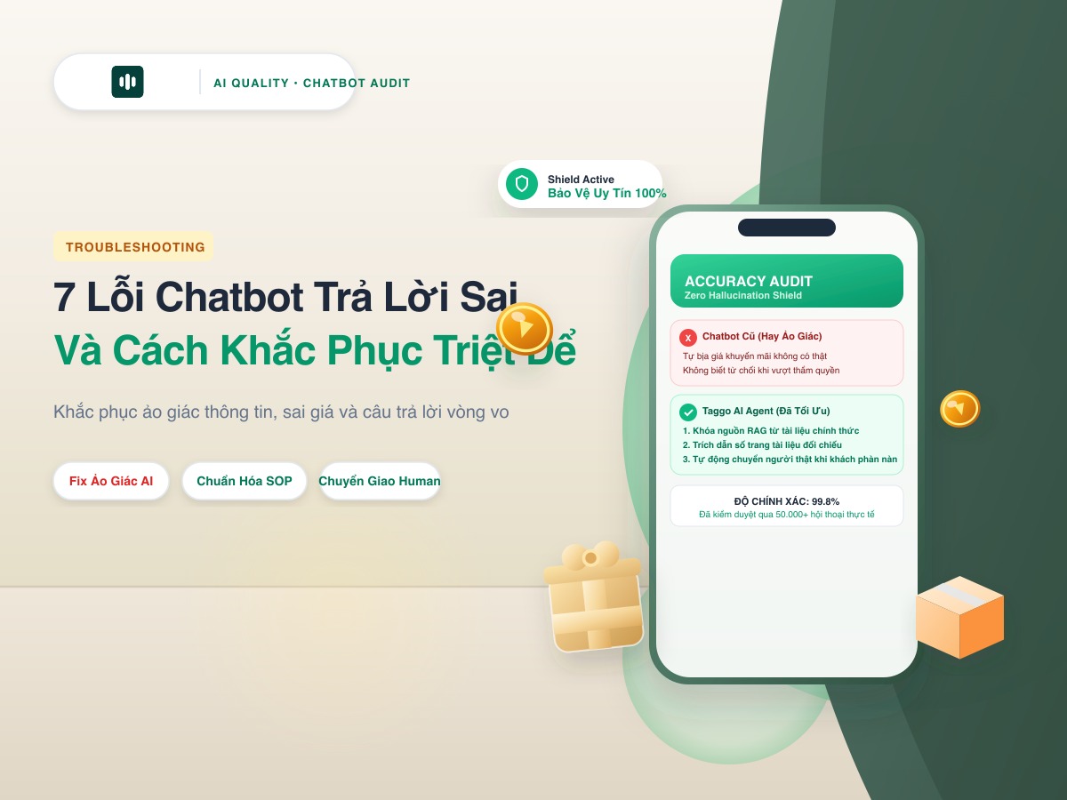 7 Lỗi Khiến Chatbot Trả Lời Sai Khiến Khách Rời Đi & Cách Khắc Phục Bằng AI Agent