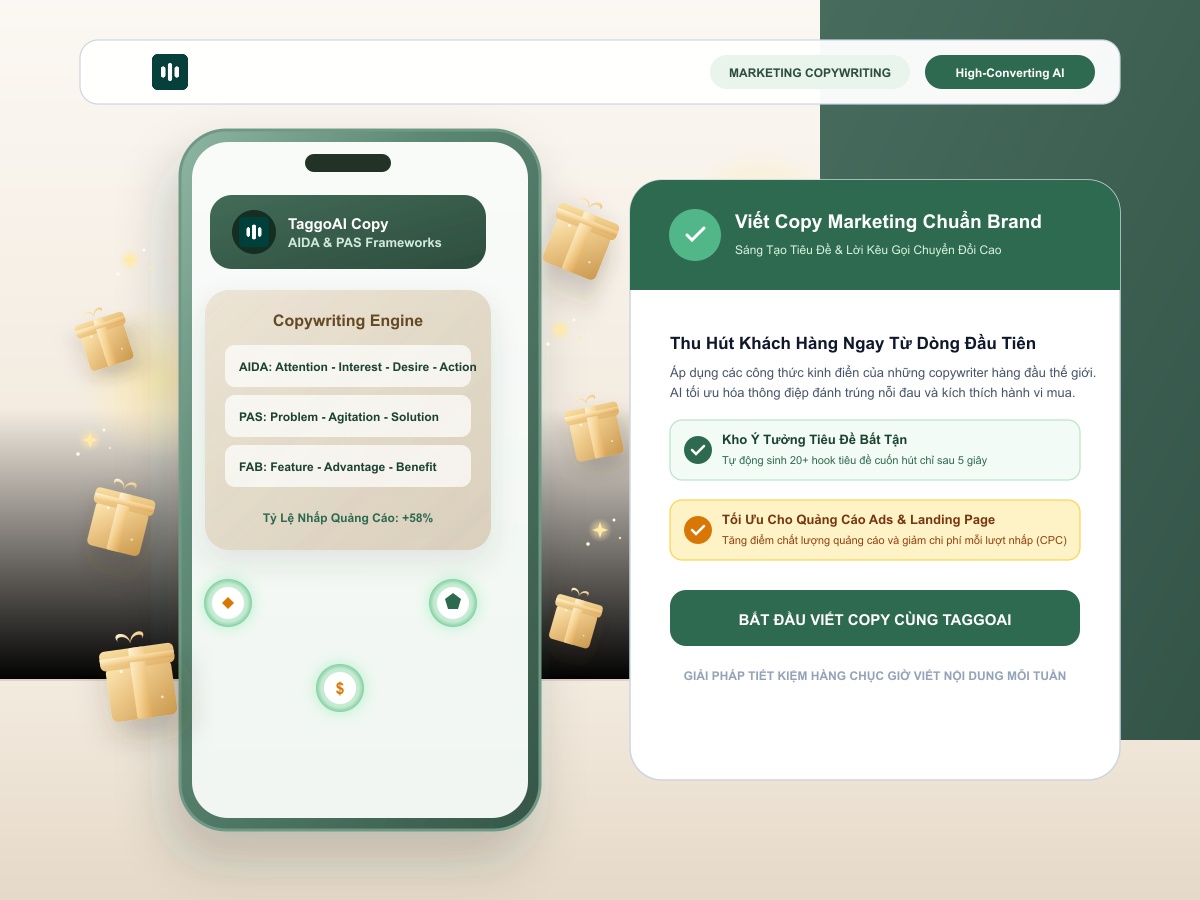 Bí Quyết Viết Copy Marketing Chuẩn Phong Cách Thương Hiệu Trong Vài Phút Bằng AI
